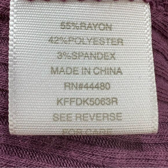 Love Fire Plum Ribbed Halter Keyhole Open Back Swing Dress Size S - Picture 8 of 10